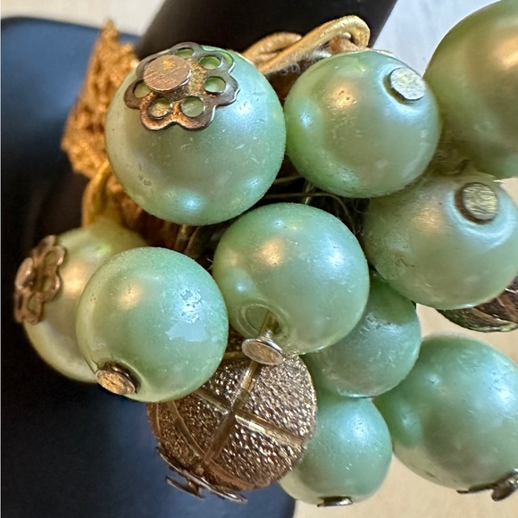 Handmade Miami Artist William Holman 111 . Green gold 24 Goldleaf  adj 6.5 -8 j - Picture 8 of 15